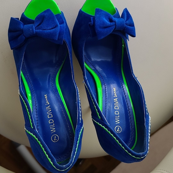 Wild diva heels new gold metal blue - Picture 14 of 14